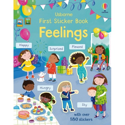 First Sticker Book Feelings Usborne Publishing