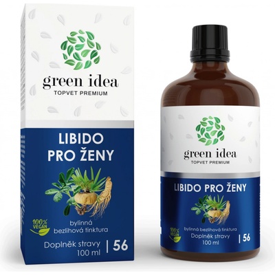 Green idea Tinktura bezlihová Libido pro ženy 100 ml