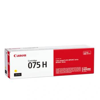 Canon Тонер CANON 075H, Yellow, до 2500 страници - 6366C002AA (6366C002AA)