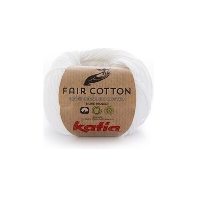 FAIR COTTON Katia Farby FAIR COTTON: 01 biela