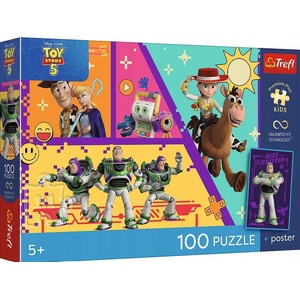 Trefl - Puzzle Toy story + poster - 100 piese