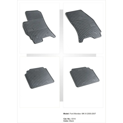 FroGum Гумени стелки за FORD Mondeo II (2000-2007), марка Frogum (0314)