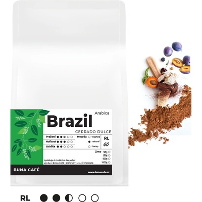 BUNA CAFÉ Brazil Cerrado Dulce RL60 250 g
