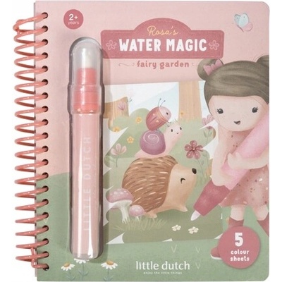 Little Dutch: opakovane použiteľná Omaľovánka s vodou Rosa & Friends
