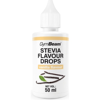GymBeam Stevia Flavour Drops 50 ml vanilka