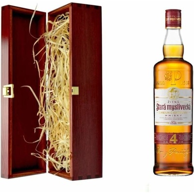 Stará žitná myslivecká Bourbon Cask Reserve 40% 0,7 l (dřevěná kazeta)