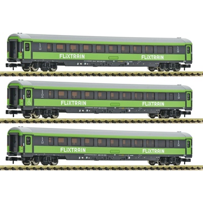 Fleischmanm N Set 3 osobních vozů Flixtrain FLIXTRAIN VI 6260086