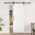 vidaXL Преплъзваща се врата 78 x 202 cm Инженерна дървесина (3449883)