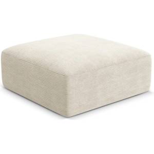 Cosmopolitan Design Бежова табуретка от рипсено кадифе Campi - Cosmopolitan Design (COS_POUF_266_F1_CAMPI2)