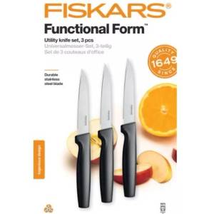 Fiskars 1057563 Универсален комплект ножове от 3 части Functional Form 310341 (310341)