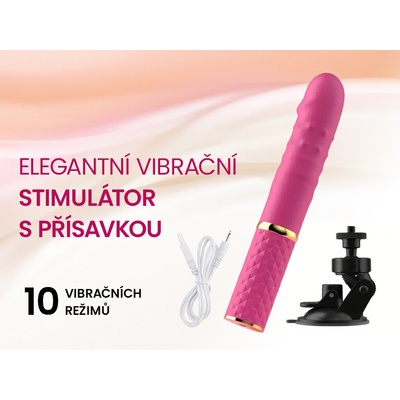 Kvigo Elegantní vibrační stimulátor s přísavkou