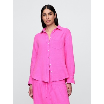 GAP Муселинова риза с големи размери GAP GAP | Rozov | ЖЕНИ | XXS