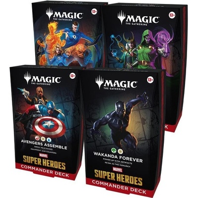 Wizards of the Coast Magic The Gathering Marvel Super Heroes: Commander Deck Set