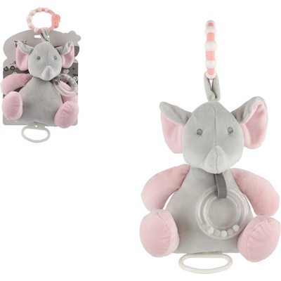 babyted Slon chrastítko plyš 30 cm závěs
