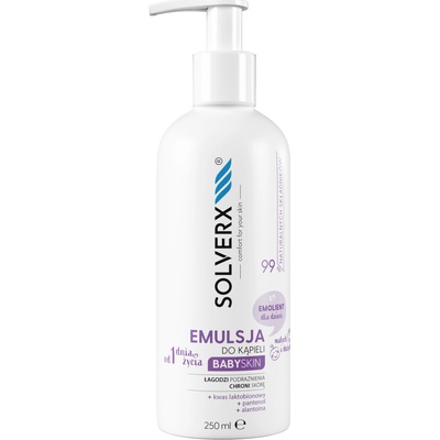 Solverx Baby Skin emulzia do kúpeľa pre deti, 250 ml