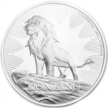 New Zealand Mint stříbrná mince Lion King 25. výročí 2019 1 oz