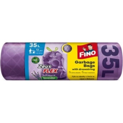 Fino pytle Zeus Flex Lavender zatahovací 28 µm 35 l 12ks