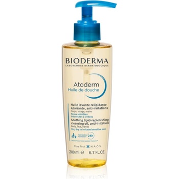 BIODERMA Atoderm Shower Oil високо подхранващ и успокояващ душ-гел за суха и раздразнена кожа 200ml