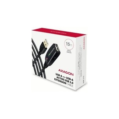 AXAGON USB-A USB Cable - USB-A 15 m Black (ADR-215)
