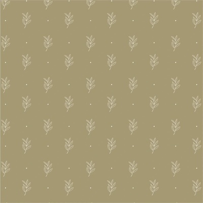 IB Laursen Servírovací ubrousky GREEN LEAF 40x40 cm 50 ks zelené