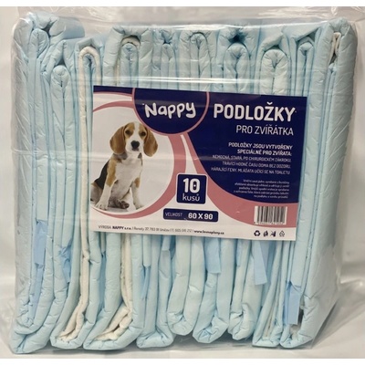 Nappy podložky pro zvířátka 60x90 cm 10 ks