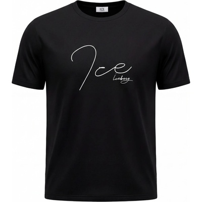 ICEBERG Signature Black tričko