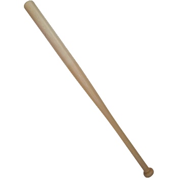 S-Sport Дървена бейзболна бухалка, 75 см s-sport