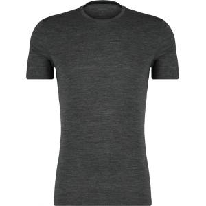 Icebreaker Мъжко мериносово термобельо Icebreaker Anatomica S/S Crewe Merino base layer - Jet Heather (015-0439-3712)
