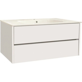 Inter Ceramic Конзолен PVC шкаф ICP 9955, Inter Ceramic, с умивалник, 99x45x55см (9955)