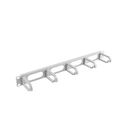 Аксесоар Lanberg 19" cable management AK-1205-S panel 5 rings - type b 1U grey (AK-1205-S)