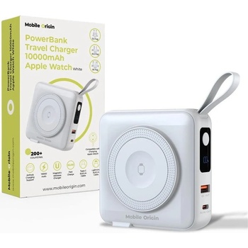 Mobile Origin PowerBank 10000 mAh Lightning/USB-C бял (PBT-03L-WHT)