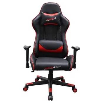 Image 1 of RFG Геймърски стол rfg race run, черна седалка, червена облегалка, 4010200200
