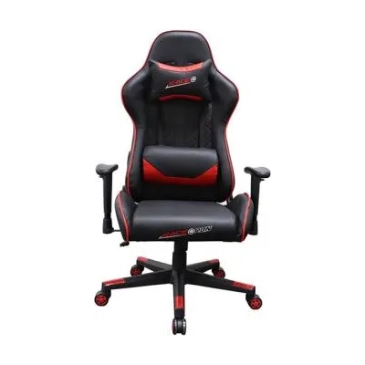 RFG Геймърски стол rfg race run, черна седалка, червена облегалка, 4010200200