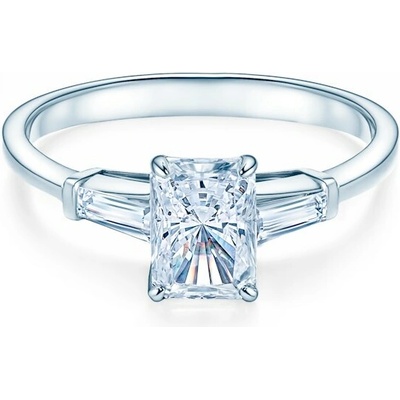 Savicki Prsteň biele zlato laboratórne diamanty R10 1 LAB