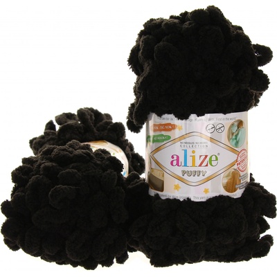 Alize Puffy 1060 hnědočerná