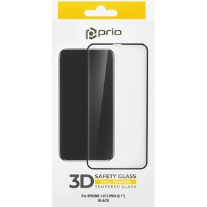 Prio Закалено защитно стъкло за iPhone 13 / 13 Pro / 14, Full Cover 3D (15922)