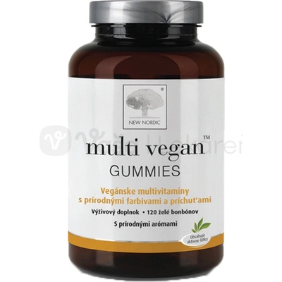 New Nordic Multi Vegan Gummies 120 želé pastiliek