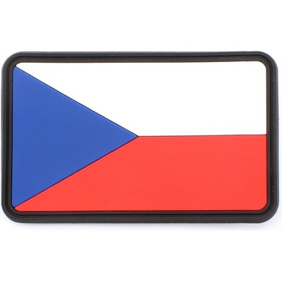 AirsoftPro PVC 3D nášivka "vlajka CZ" + Doprava zdarma