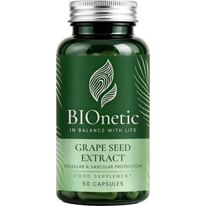 BIOnetic Grape Seed Extract, 60 капсули, BIOnetic (7994-00)