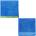 Benetton Хавлиена кърпа Benetton 90x150 cm towel 2 units - Blue (Blue)