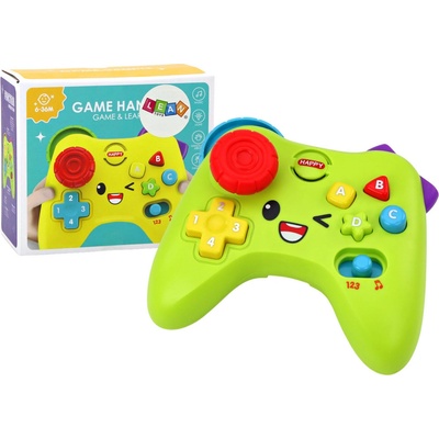 Lean Toys Interaktívna herná konzola pre deti zelená