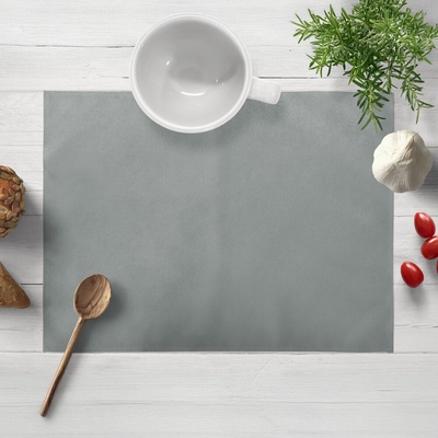 Biante Zamatové prestieranie Velvet Prémium SVP-046 Svetlo sivé 30x40 cm