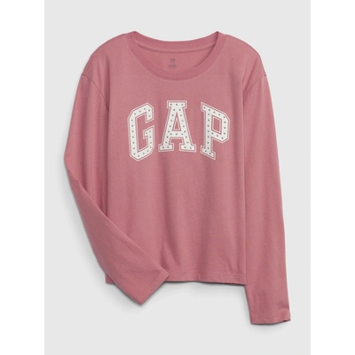 GAP detské tričko s logom ružová