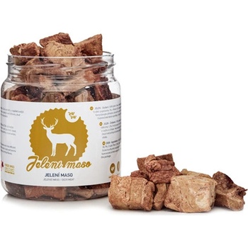 Raw Raw pochúťka mrazom sušené Jelenie mäso 80 g