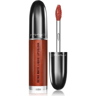 MAC Cosmetics Retro Matte Liquid Lipcolour matná rtěnka s metalickým efektem 5 ml