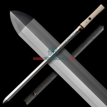 Japan Swords Aichi Tsurugi/Ken Tamahagane Flower Horimono