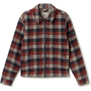 TWOTHIRDS Мъжко поларено яке TWOTHIRDS Ballycuggeran Wool jacket - Navy Red Ecru Checks - размер M (005-6658-0112)