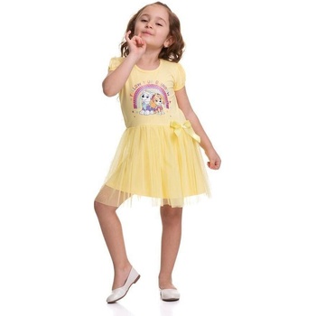 Myrat Baby Детска туту рокля с кученце, жълта