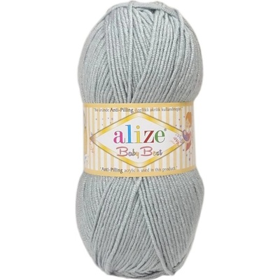 Alize Baby Best 344 sivá