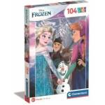 Clementoni Disney Frozen puzzle 104pcs - mallbg - 25,41 лв